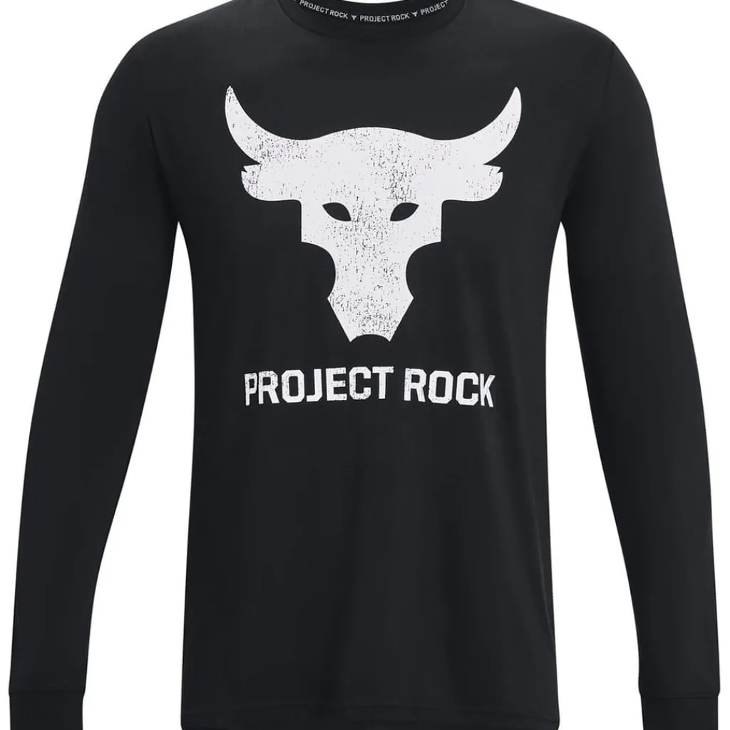 Fitness And Gym Tops*Under Armour Mens Armour Pr Brahma Long Sleeve T-Shirt in Black