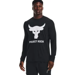 Fitness And Gym Tops*Under Armour Mens Armour Pr Brahma Long Sleeve T-Shirt in Black
