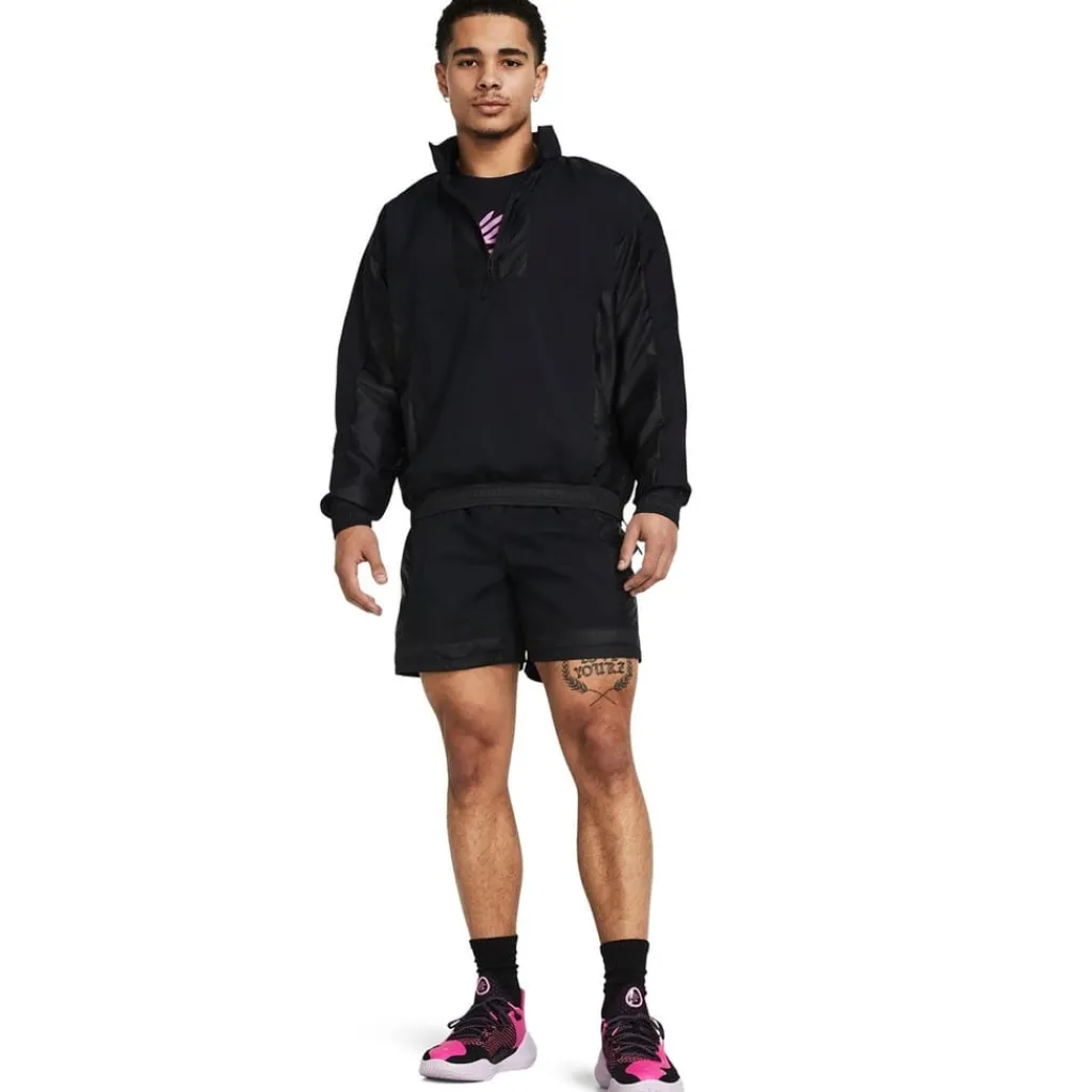 Coats And Jackets*Under Armour Mens Armour Curry Woven Jacket Training in Black