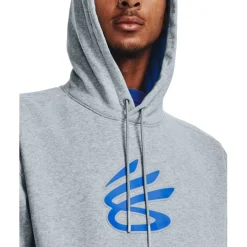 Hoodies*Under Armour Mens Armour Curry Splash Hoodie in Grey