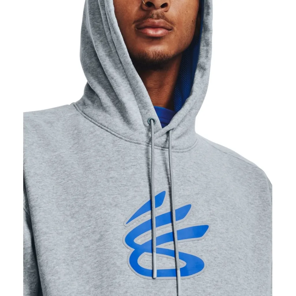 Hoodies*Under Armour Mens Armour Curry Splash Hoodie in Grey