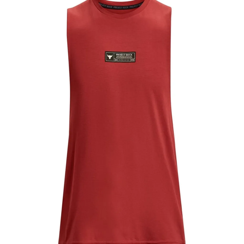 Fitness And Gym Tops*Under Armour Mens Armour Ua Pjt Rock St Dagger Tank Gym Vest in Red