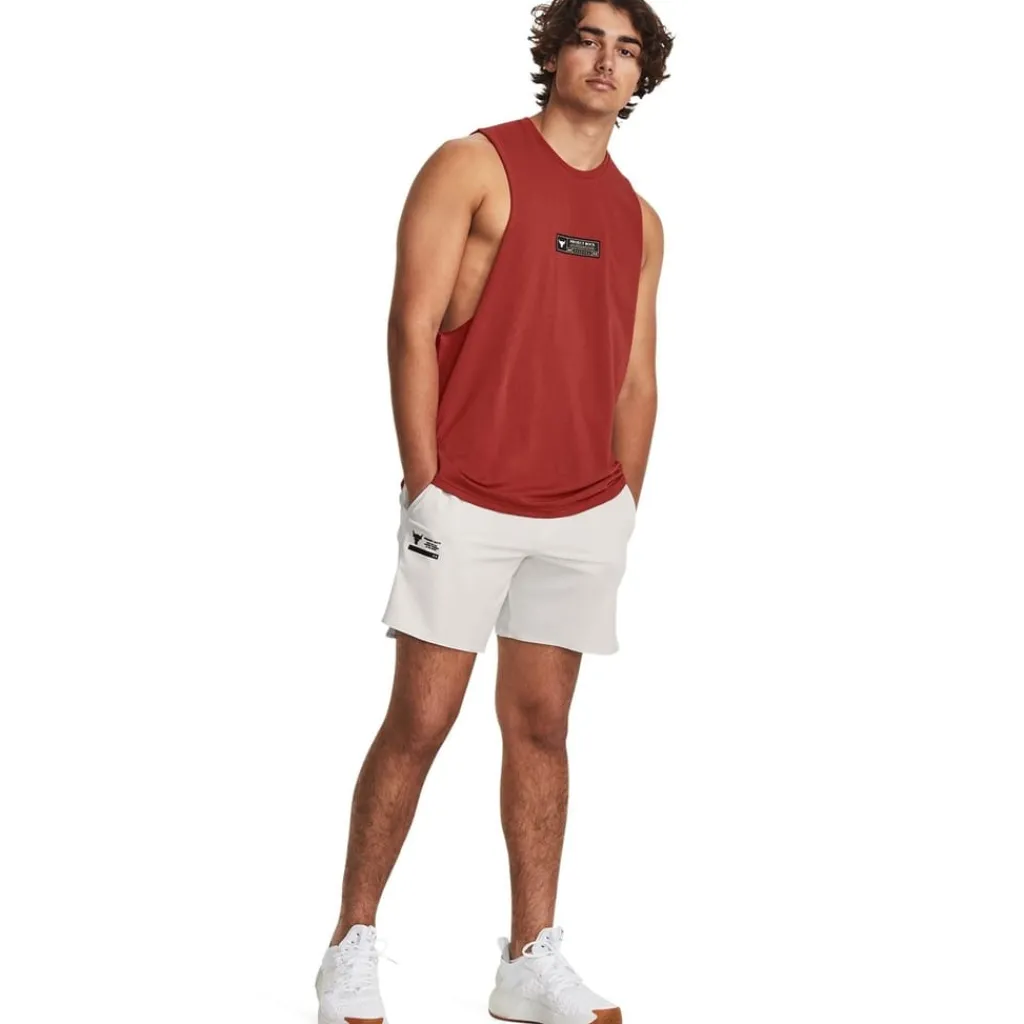 Fitness And Gym Tops*Under Armour Mens Armour Ua Pjt Rock St Dagger Tank Gym Vest in Red