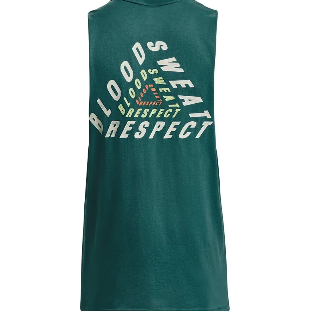 Fitness And Gym Tops*Under Armour Mens Armour Ua Pjt Rock Dmnd Muscle Tank Gym Vest in Green