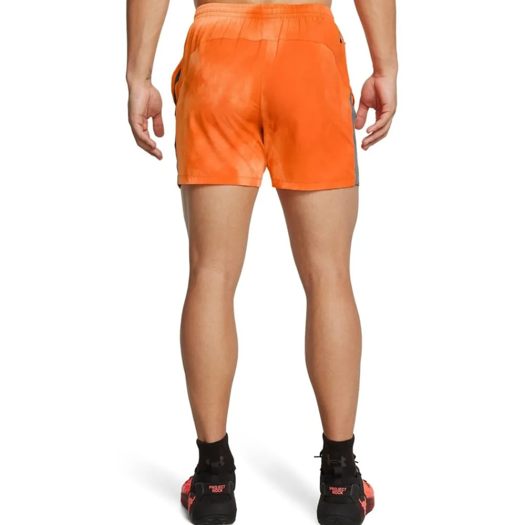 Fitness And Gym Shorts*Under Armour Mens Armour Pjt Rock Ultimate 5 Pt Sts Gym Shorts in Orange