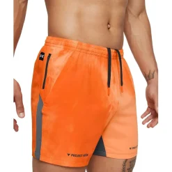 Fitness And Gym Shorts*Under Armour Mens Armour Pjt Rock Ultimate 5 Pt Sts Gym Shorts in Orange