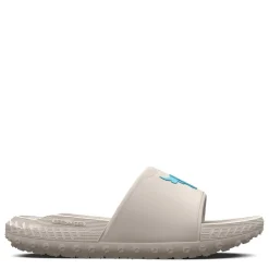 Beach Shoes*Under Armour Mens Armour Ua U Rock 3 Sl Sliders in Grey