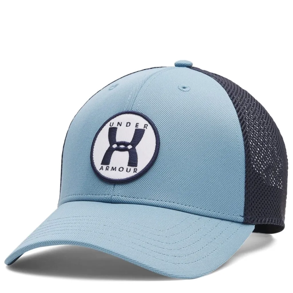 Caps-Hats*Under Armour Mens Blitzing Trucker Hat in Blue