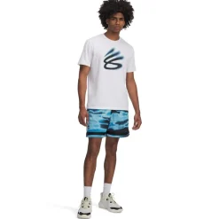 Fitness And Gym Shorts*Under Armour Mens Curry Statement Shorts in Blue