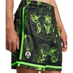 Fitness And Gym Shorts*Under Armour Mens Curry Statement Shorts in Black