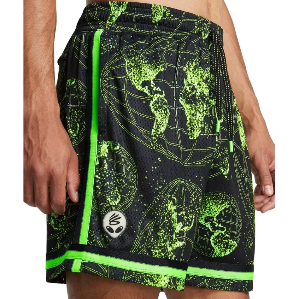 Fitness And Gym Shorts*Under Armour Mens Curry Statement Shorts in Black