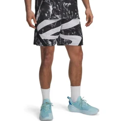 Fitness And Gym Shorts*Under Armour Mens Curry Signature Sub Basketball Shorts in Black