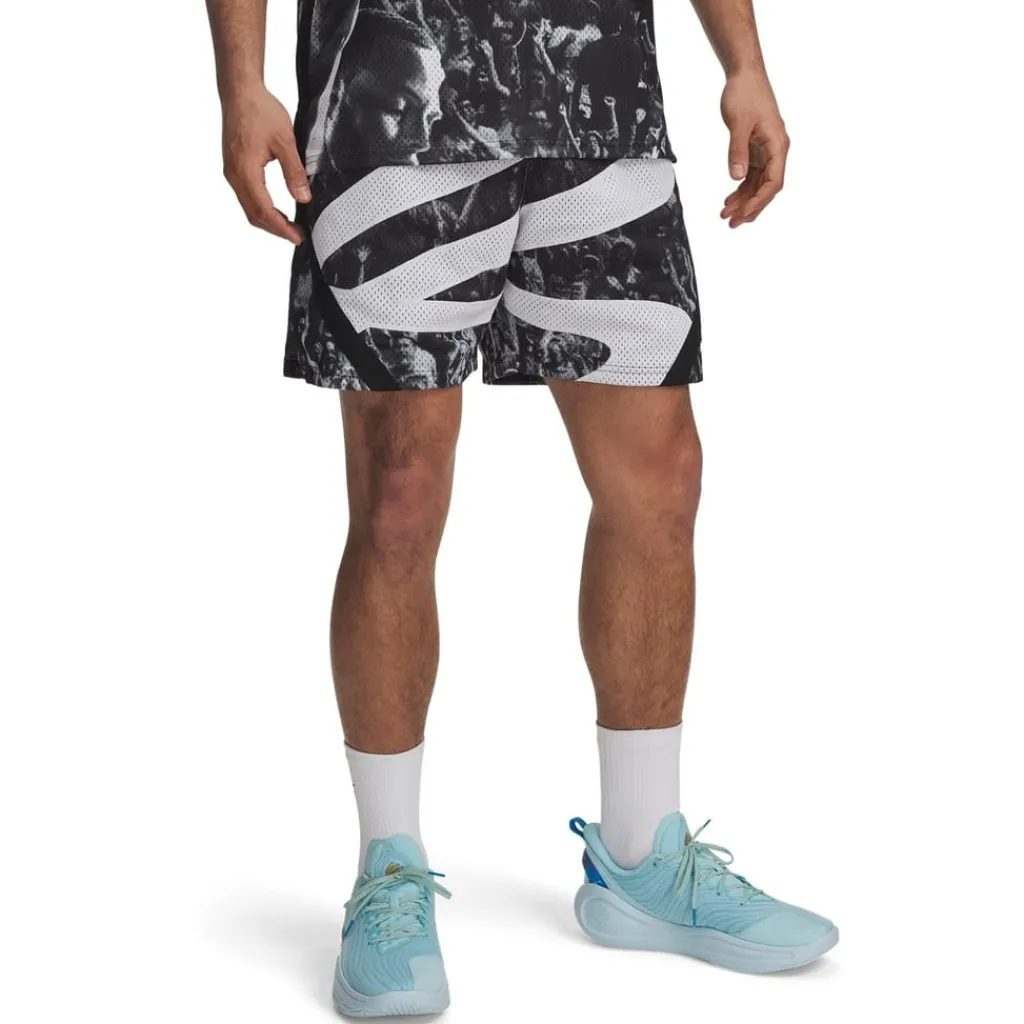 Fitness And Gym Shorts*Under Armour Mens Curry Signature Sub Basketball Shorts in Black