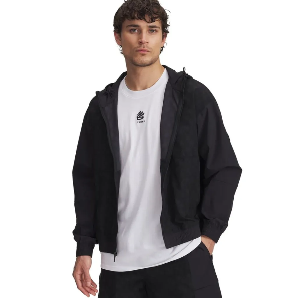 Tracksuits*Under Armour Mens Curry Woven Jacket in Black