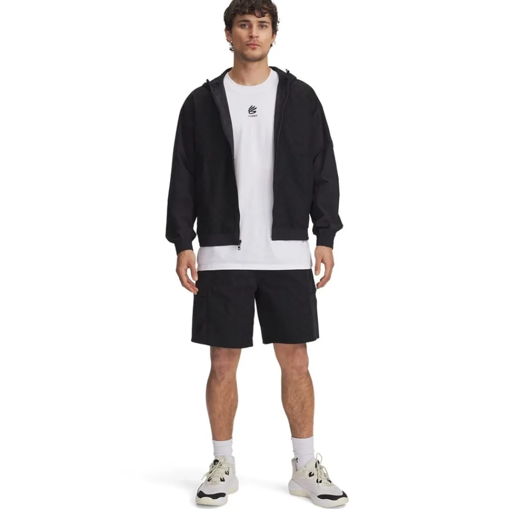 Fitness And Gym Shorts*Under Armour Mens Curry Woven Shorts in Black