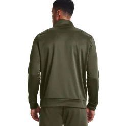Fitness And Gymwear*Under Armour Mens Half Zip Fleece Top in Green
