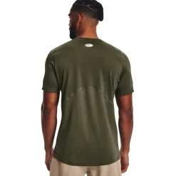 Fitness And Gym Tops|Fitness And Gymwear*Under Armour Mens Heatgear Armour Fitted Short Sleeve Training Top in Green