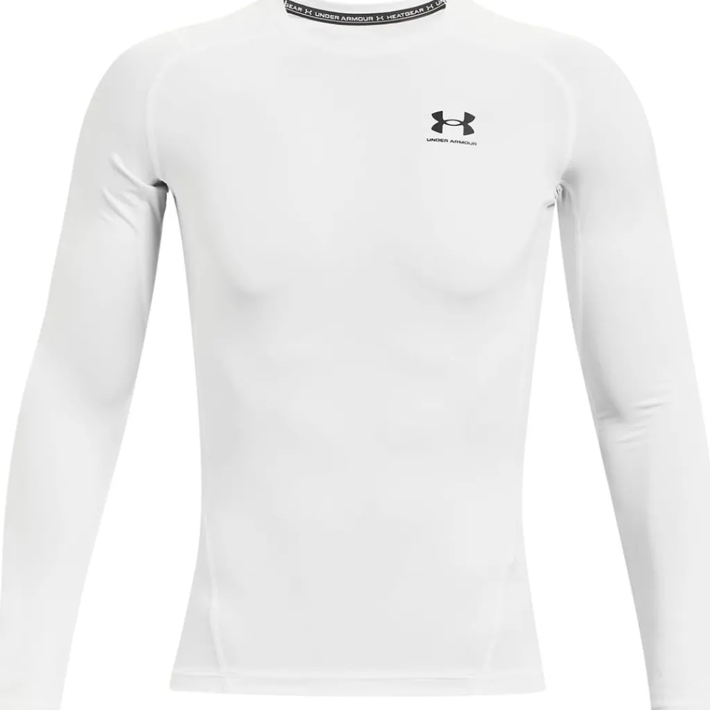 Fitness And Gym Tops|Fitness And Gymwear*Under Armour Mens Heatgear® Long Sleeve in White