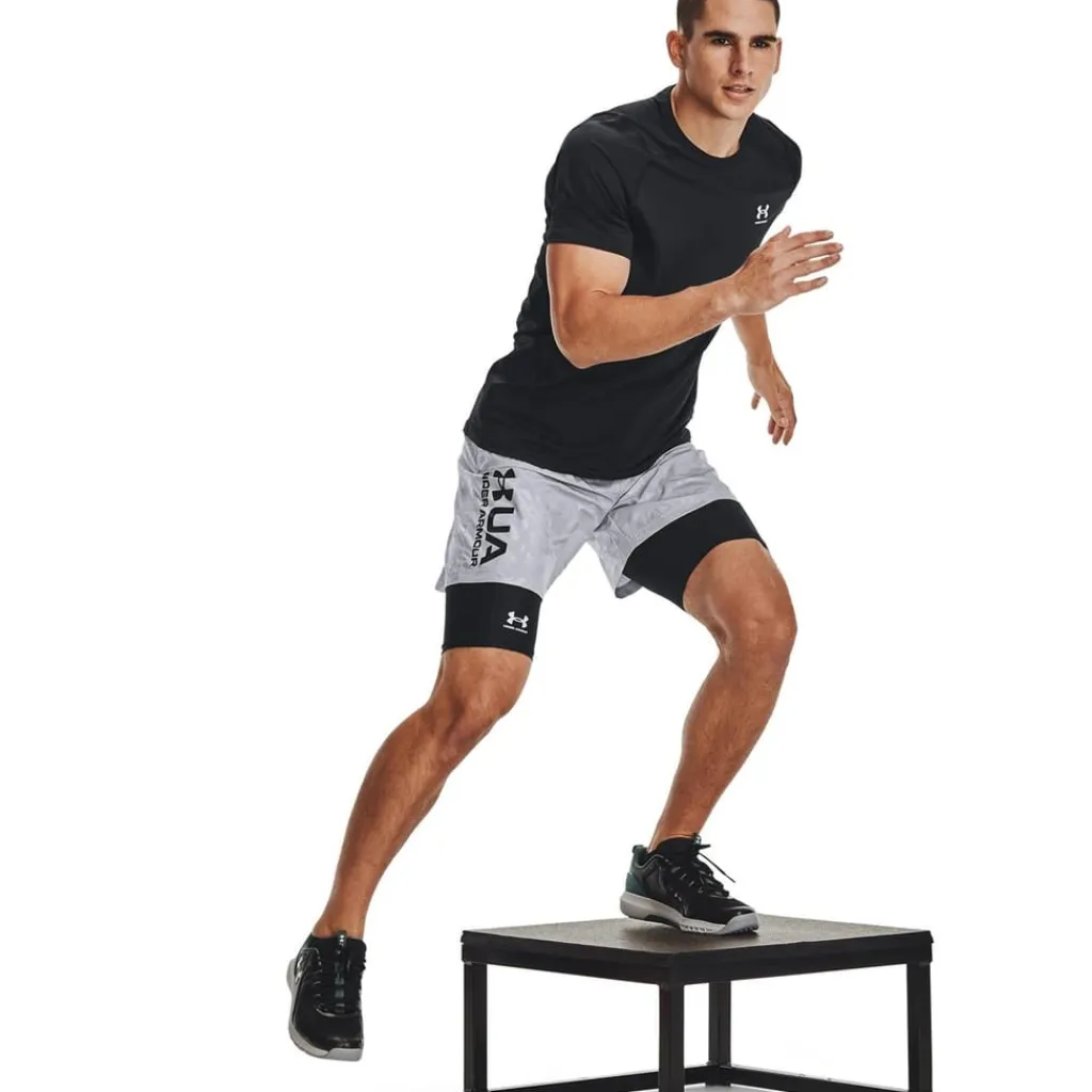 Shorts*Under Armour Mens Heatgear® Pocket Long Shorts in Black