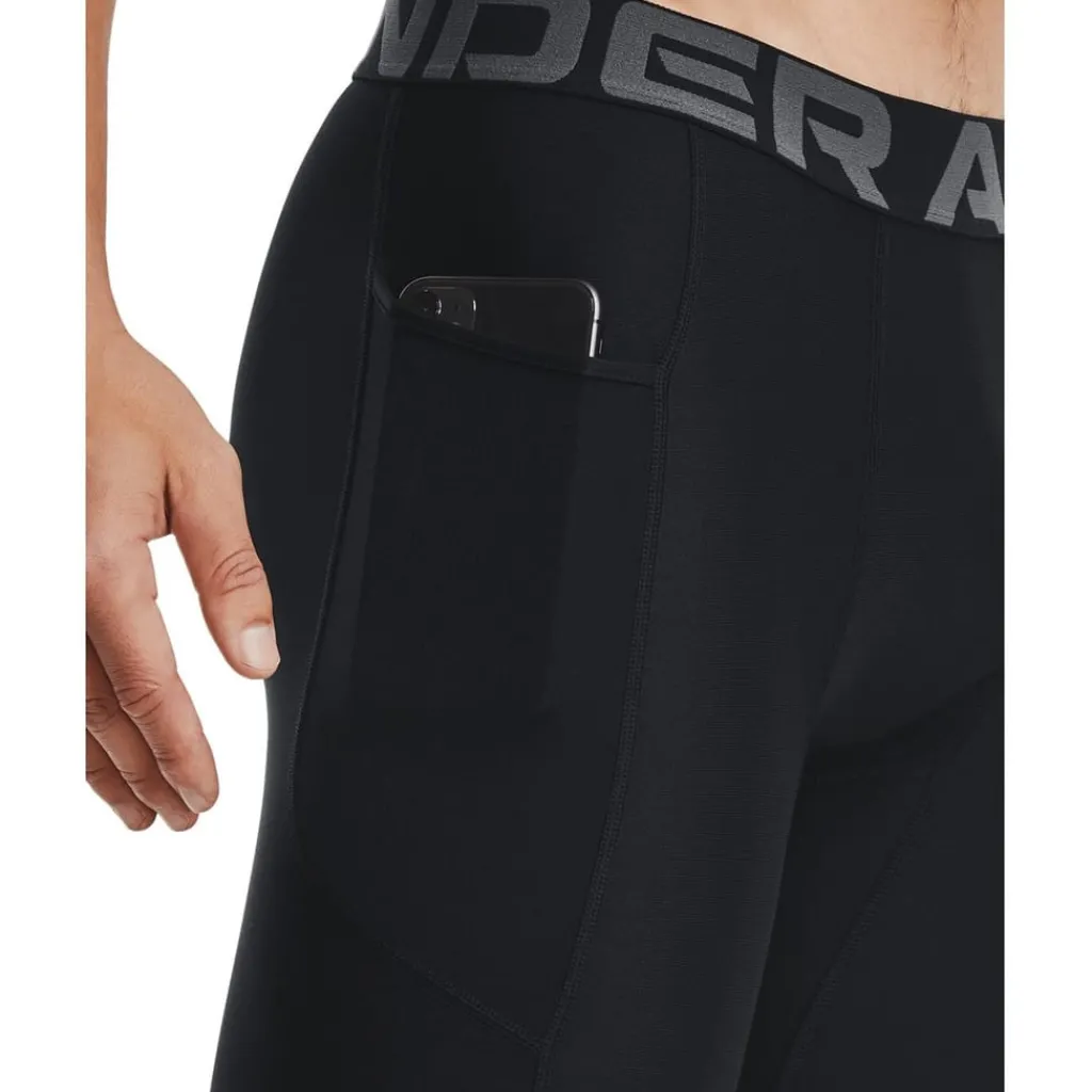 Shorts*Under Armour Mens Heatgear® Pocket Long Shorts in Black