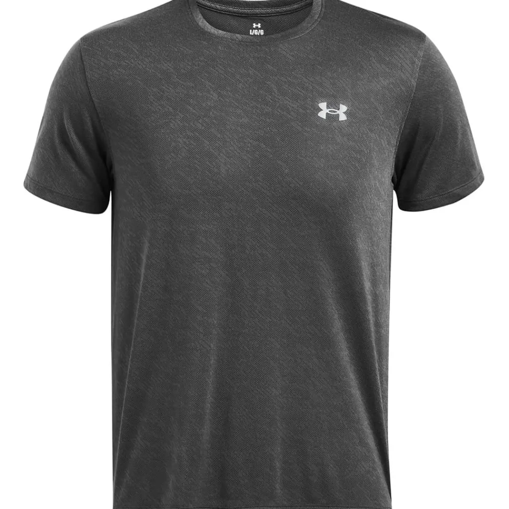 Fitness And Gym Tops*Under Armour Mens Launch T-Shirt in Grey