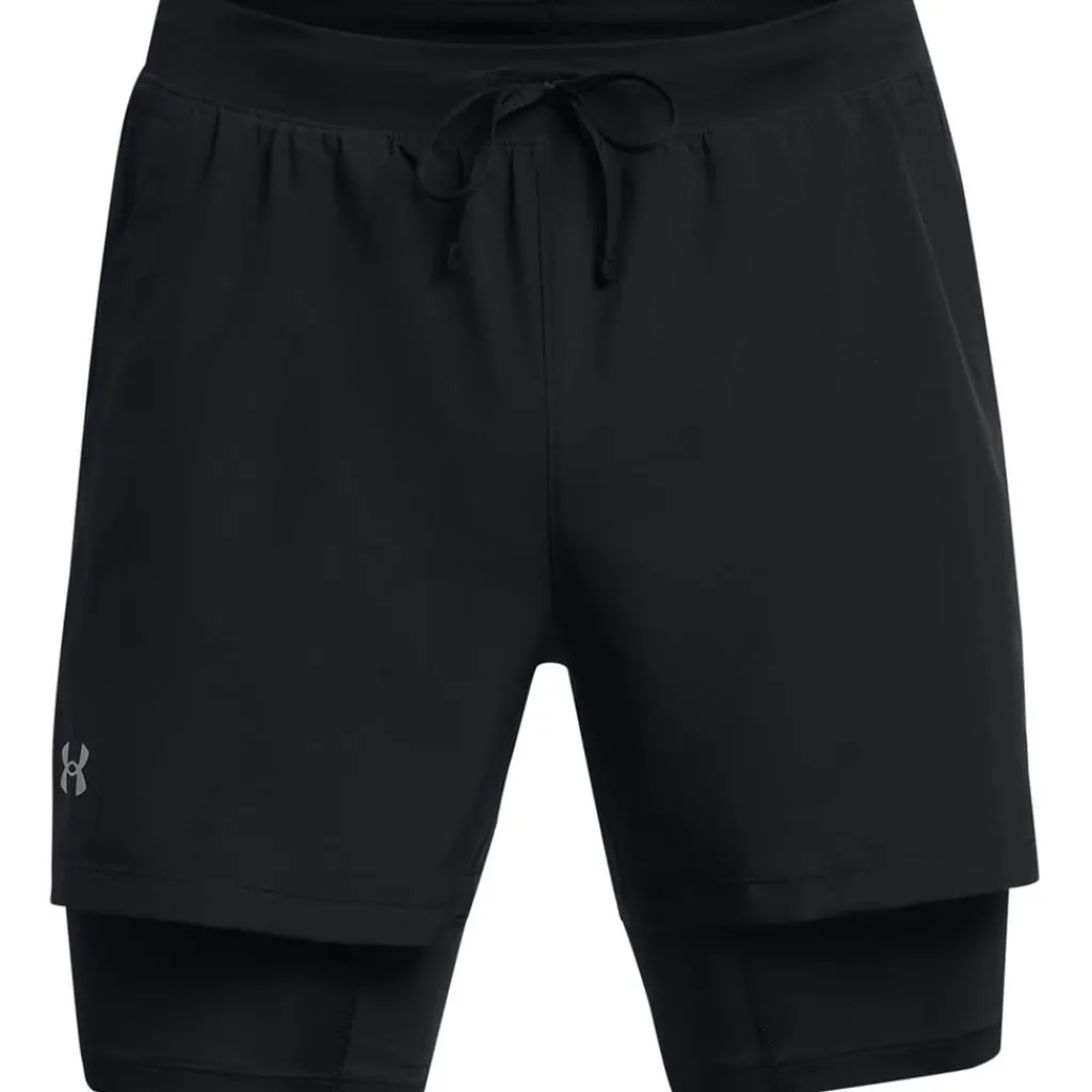 Fitness And Gym Shorts|Fitness And Gymwear*Under Armour Mens Launch Sw 7 2n1 Shorts in Black