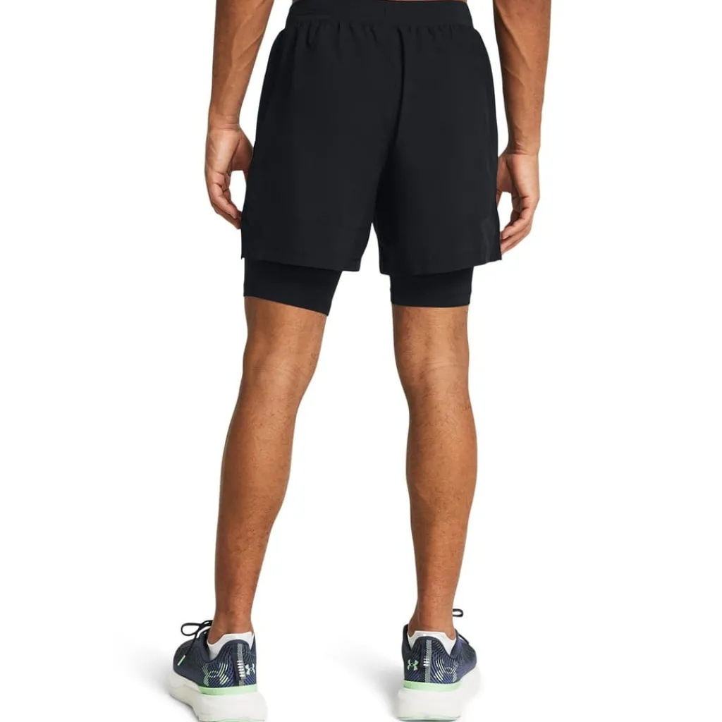 Fitness And Gym Shorts|Fitness And Gymwear*Under Armour Mens Launch Sw 7 2n1 Shorts in Black