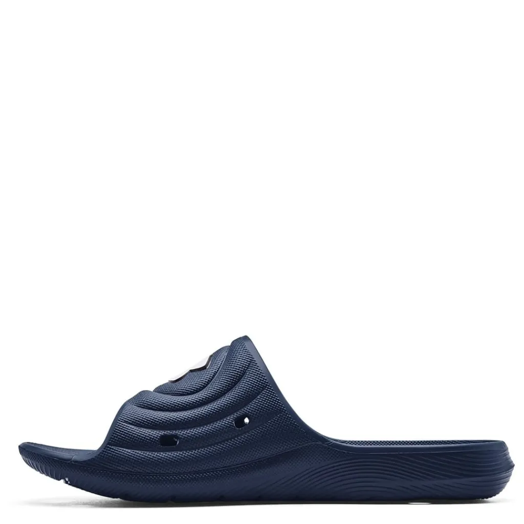 Beach Shoes*Under Armour Mens Locker Iv Sl Sliders in Blue