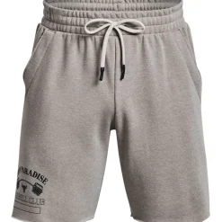 Fitness And Gym Shorts*Under Armour Mens Project Rock Terry Shorts in Grey