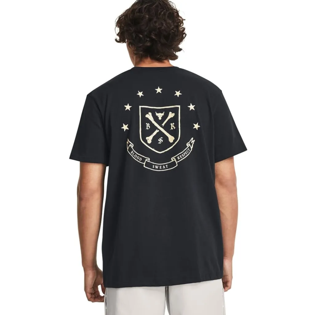 Fitness And Gym Tops*Under Armour Mens Project Rock T-Shirt in Black