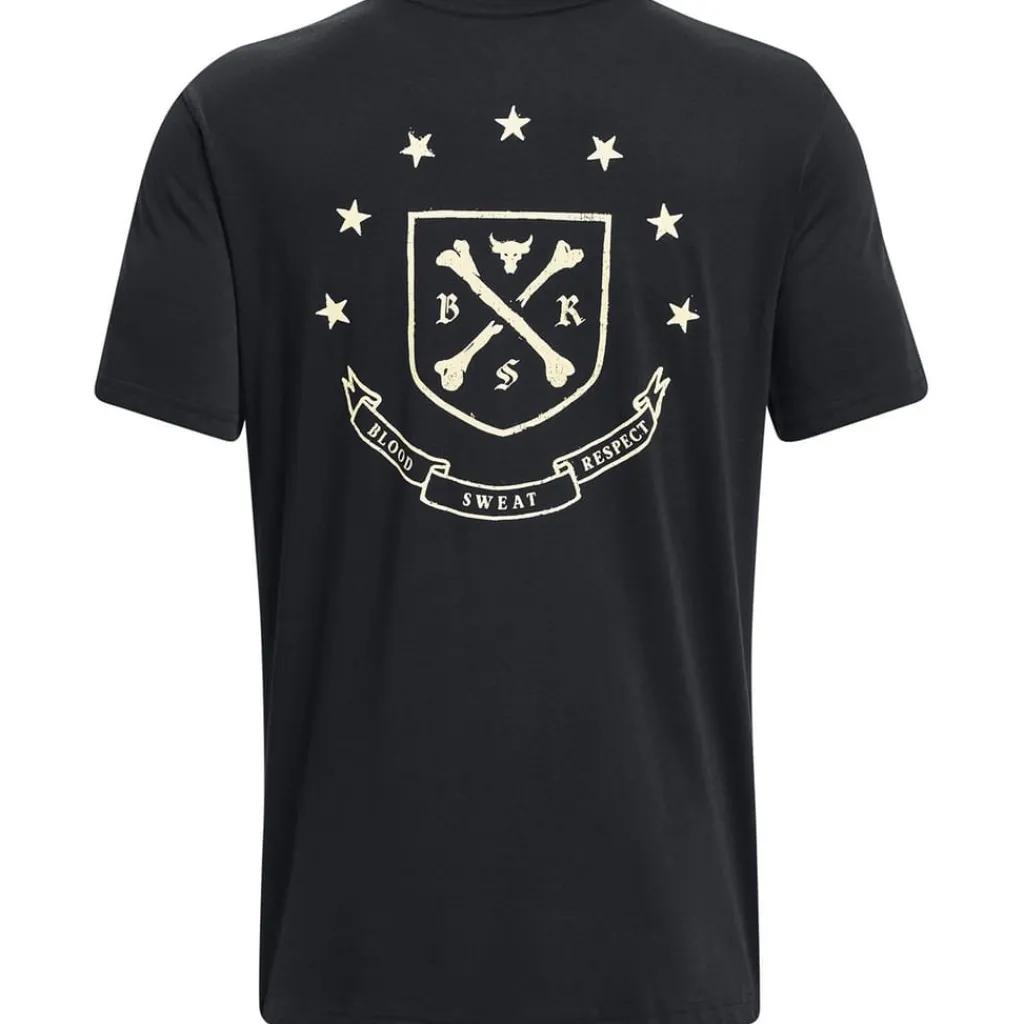 Fitness And Gym Tops*Under Armour Mens Project Rock T-Shirt in Black