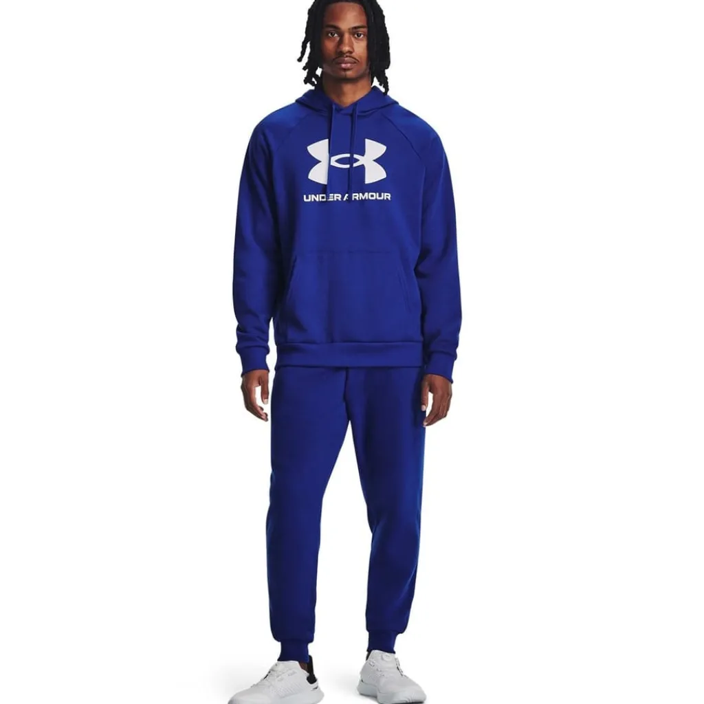 Trousers*Under Armour Mens Rival Tracksuit Bottoms in Blue