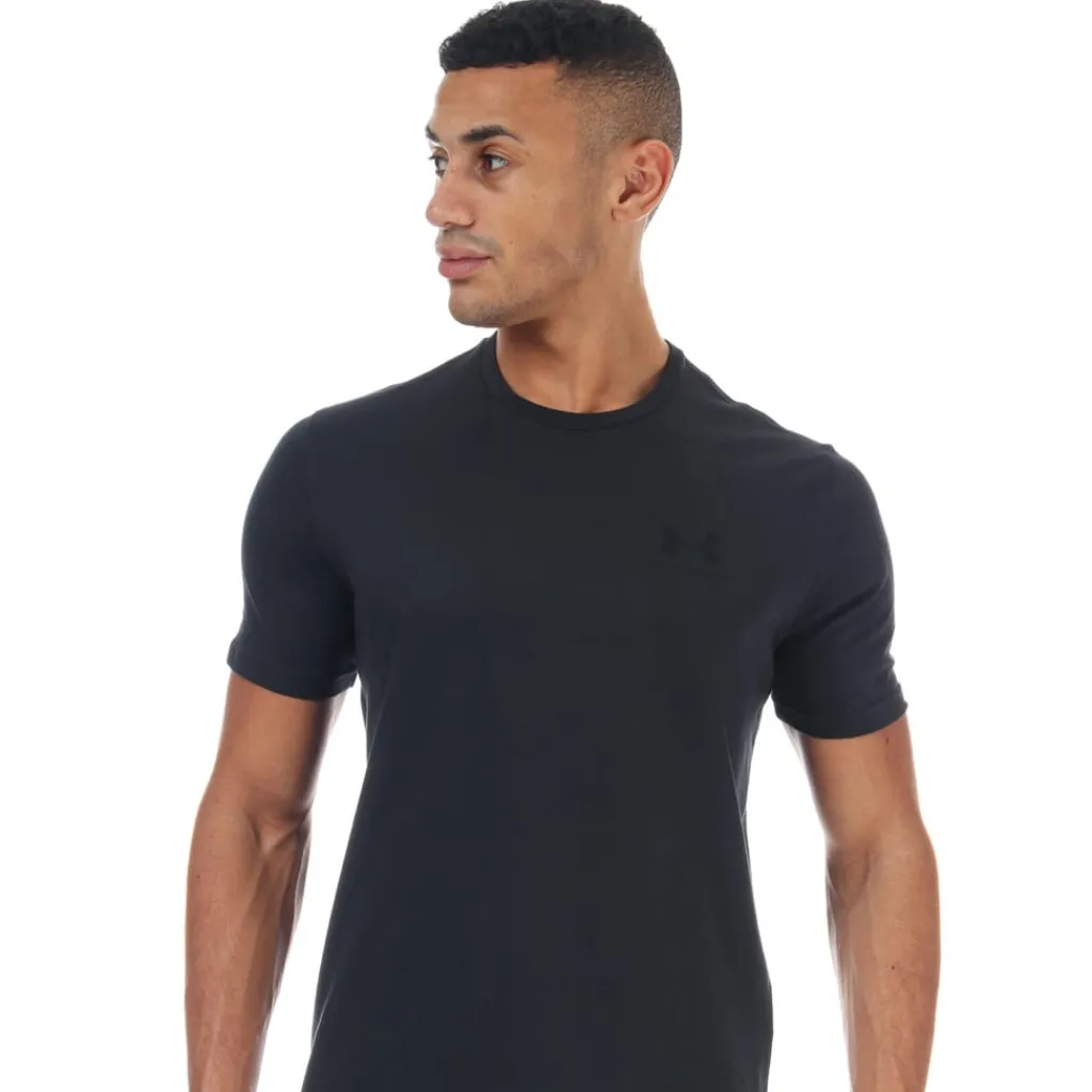 Fitness And Gymwear|T-Shirts And Vests*Under Armour Mens Sportstyle Left Chest Short Sleeve T-Shirt in Black