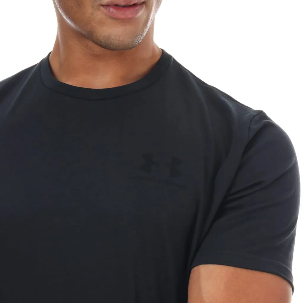 Fitness And Gymwear|T-Shirts And Vests*Under Armour Mens Sportstyle Left Chest Short Sleeve T-Shirt in Black
