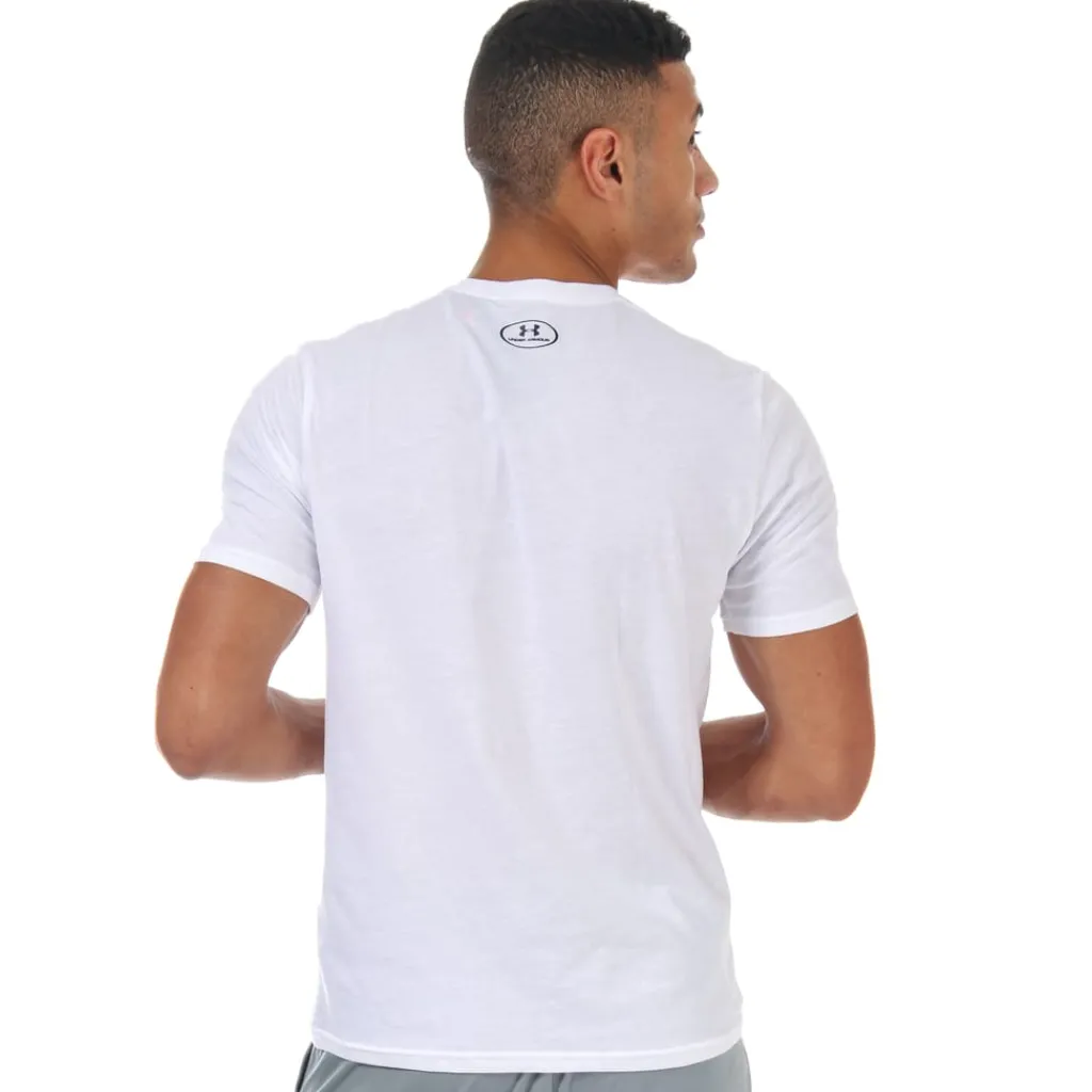 Fitness And Gymwear|T-Shirts And Vests*Under Armour Mens Sportstyle Left Chest Short Sleeve T-Shirt in White