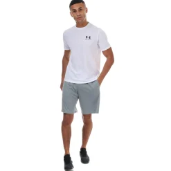 Fitness And Gymwear|T-Shirts And Vests*Under Armour Mens Sportstyle Left Chest Short Sleeve T-Shirt in White