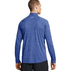 Fitness And Gymwear|Fitness And Gym Tops*Under Armour Mens Tech Half Zip Top in Blue
