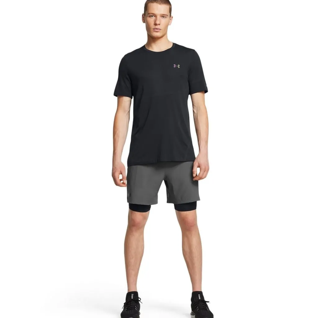 Fitness And Gym Shorts*Under Armour Mens Vanish 2 In 1 Shorts in Grey