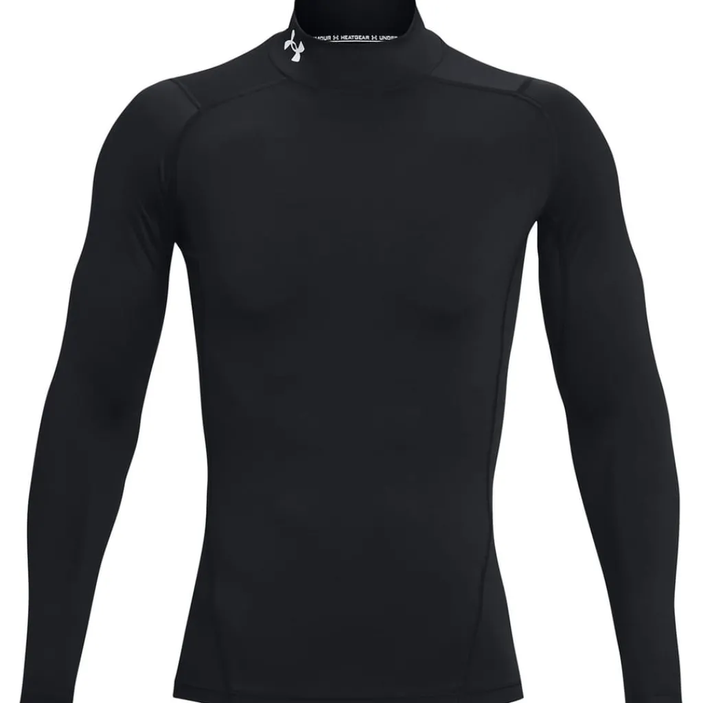 Fitness And Gymwear*Under Armour Mock Long Sleeve Top in Black