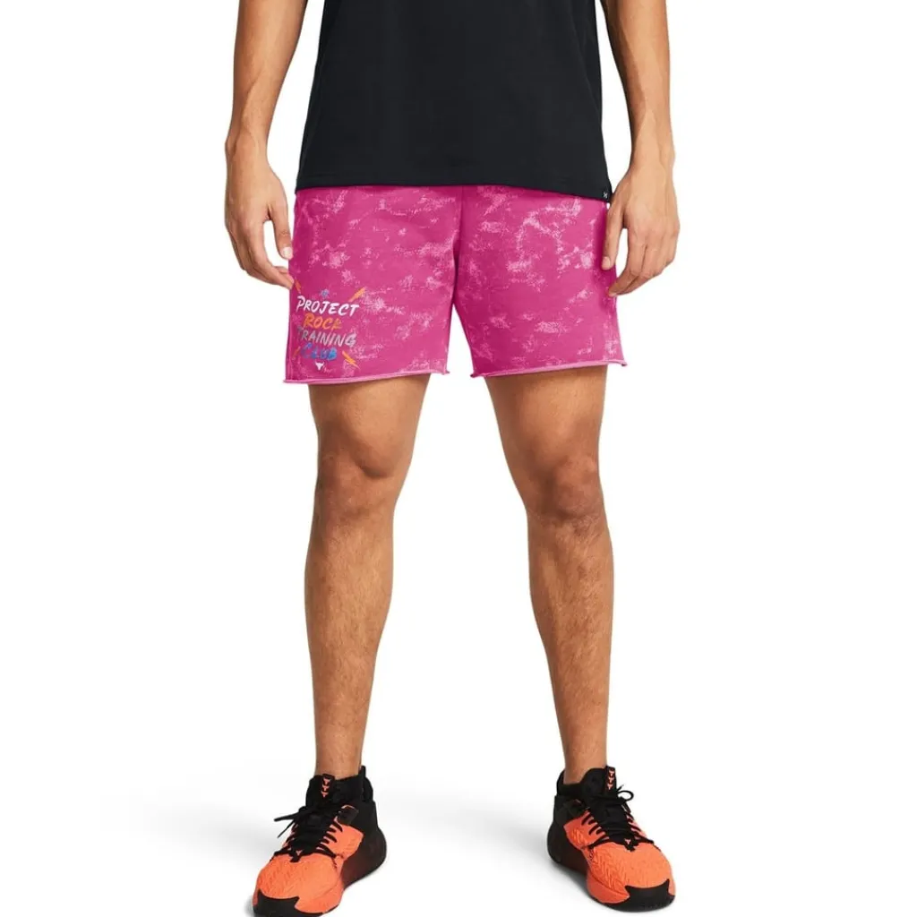 Fitness And Gym Shorts*Under Armour P Rk Aop Try Shorts in Pink