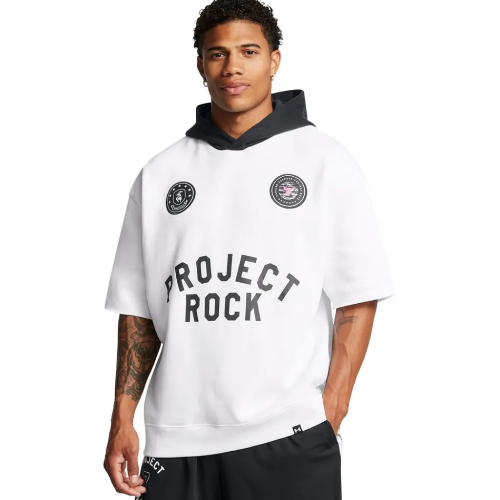 Fitness And Gymwear|Fitness And Gym Tops*Under Armour P Rk Ic Fl Ss Hoody in White
