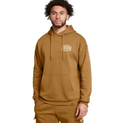 Fitness And Gym Tops*Under Armour P Rk Icon Fleece Hoody in Yellow