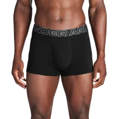 Underwear And Socks*Under Armour Performance Cotton 3in 3pk in Black
