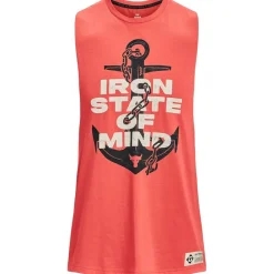 Fitness And Gym Tops*Under Armour Pj Rk Stat Mnd sl in Orange
