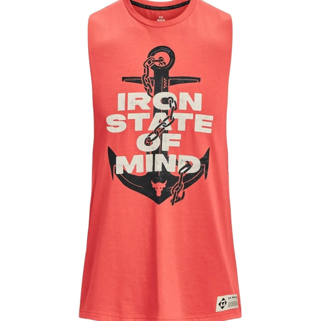 Fitness And Gym Tops*Under Armour Pj Rk Stat Mnd sl in Orange