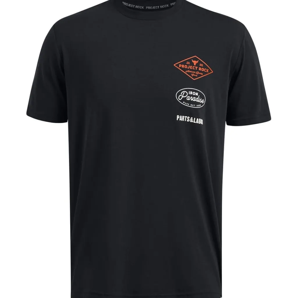 Fitness And Gym Tops*Under Armour Pjt Rck Ss Tools in Black