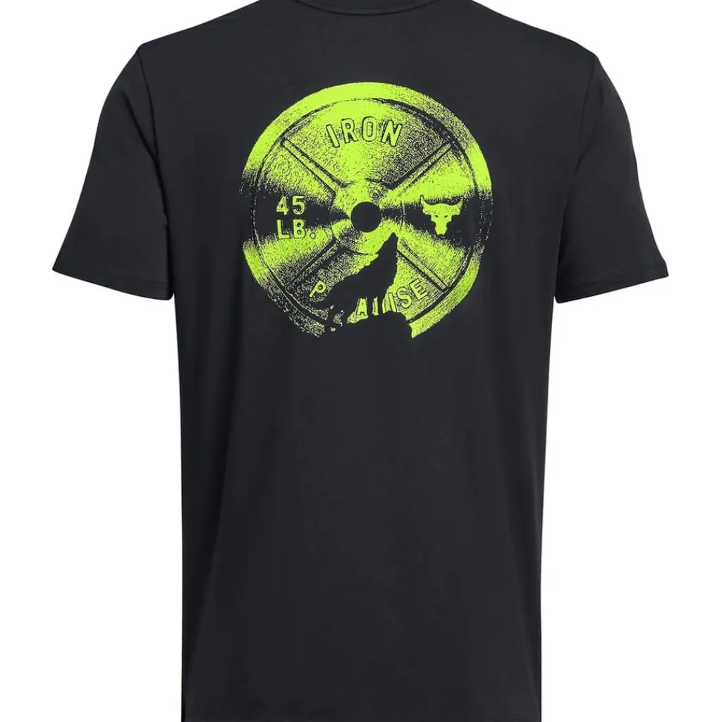 Fitness And Gym Tops*Under Armour Pjt Rk Ngt Crw ss in Black
