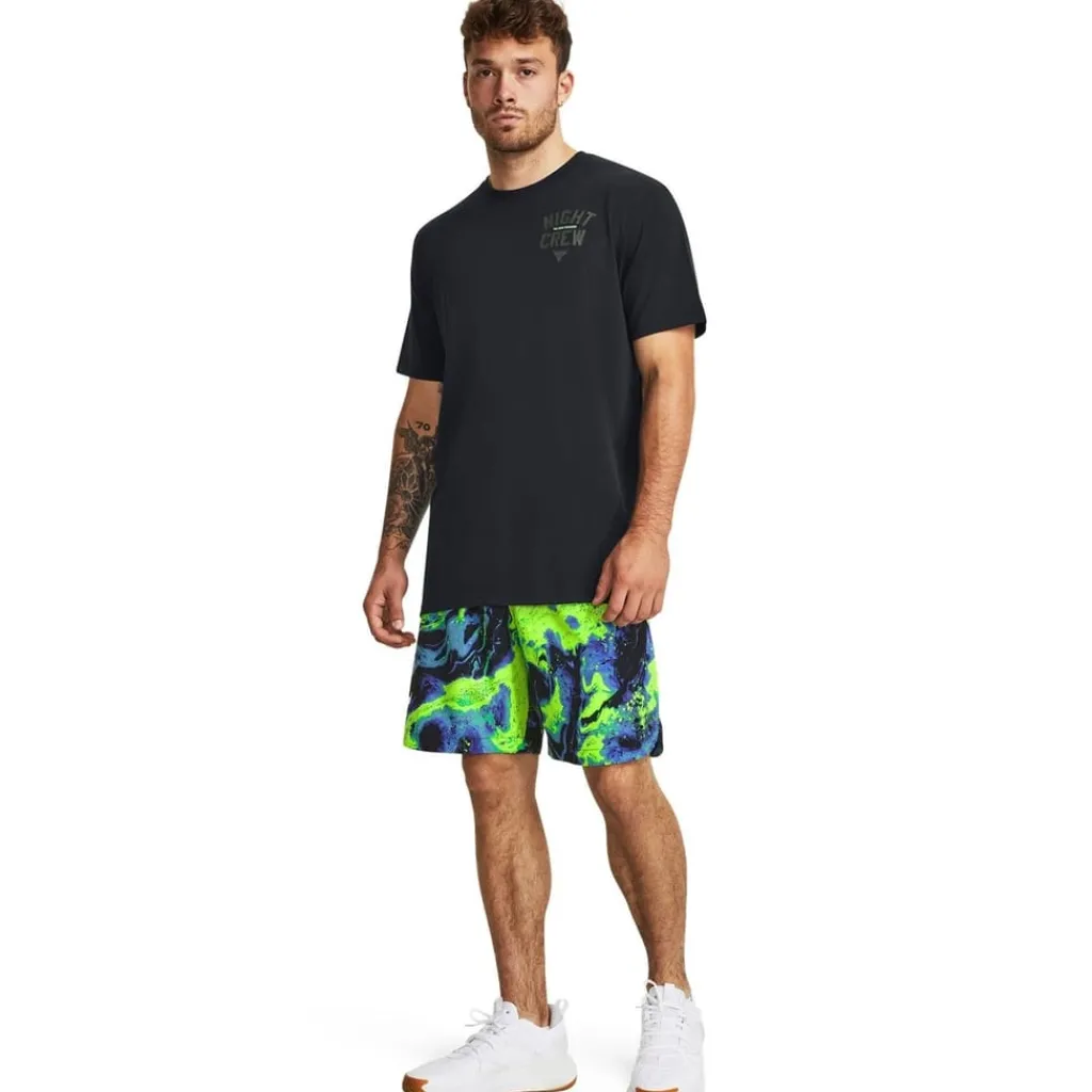 Fitness And Gym Tops*Under Armour Pjt Rk Ngt Crw ss in Black