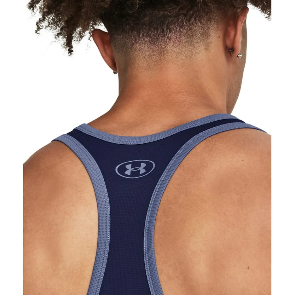 Fitness And Gym Tops*Under Armour Pjt Rock Gym Tank in Blue