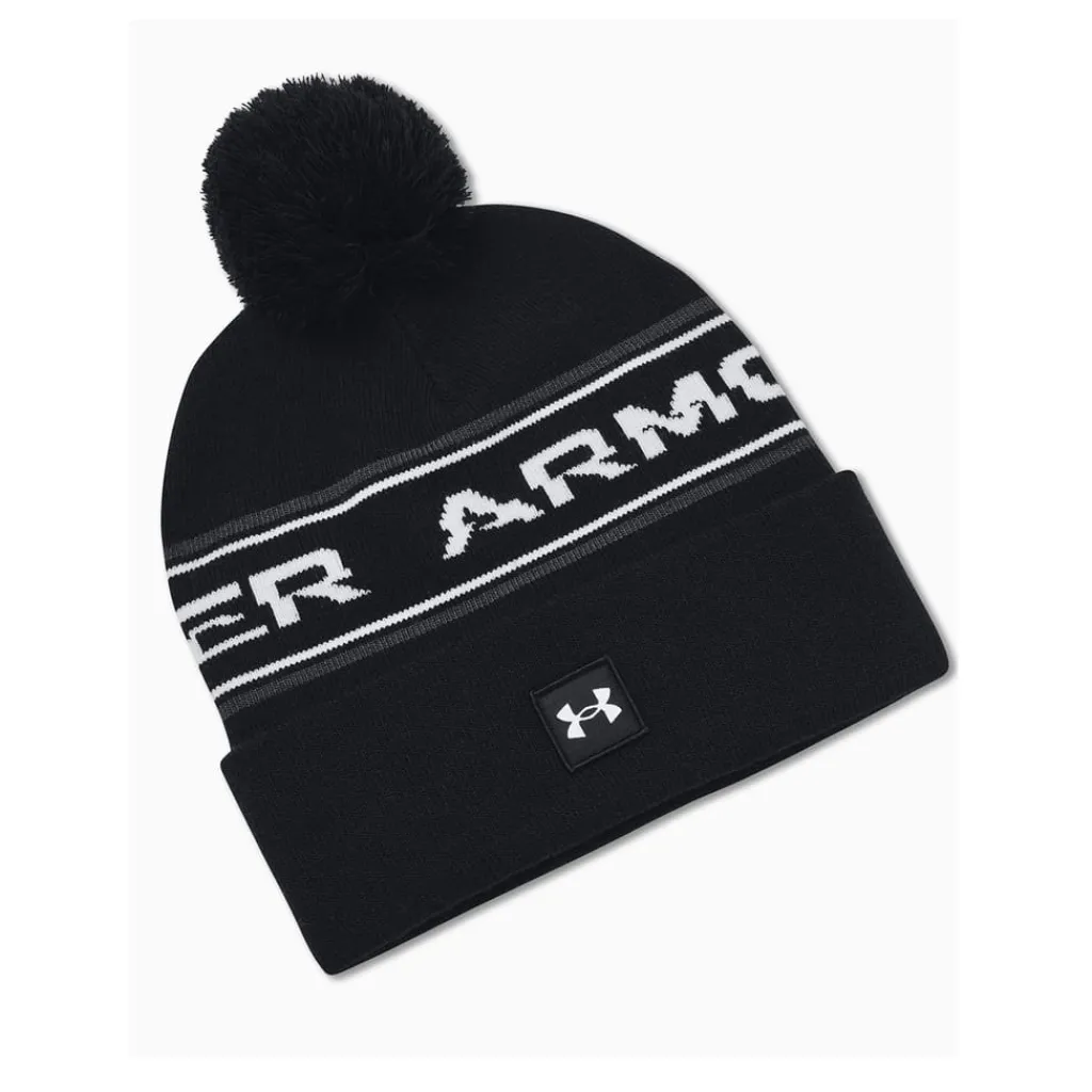 Caps-Hats*Under Armour Pom Beanie in Black